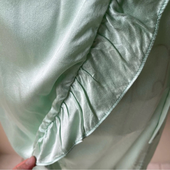 Hill house wrap mini silk dress - Picture 2 of 8